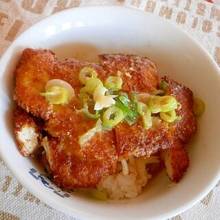 ねぎ味噌カツ丼